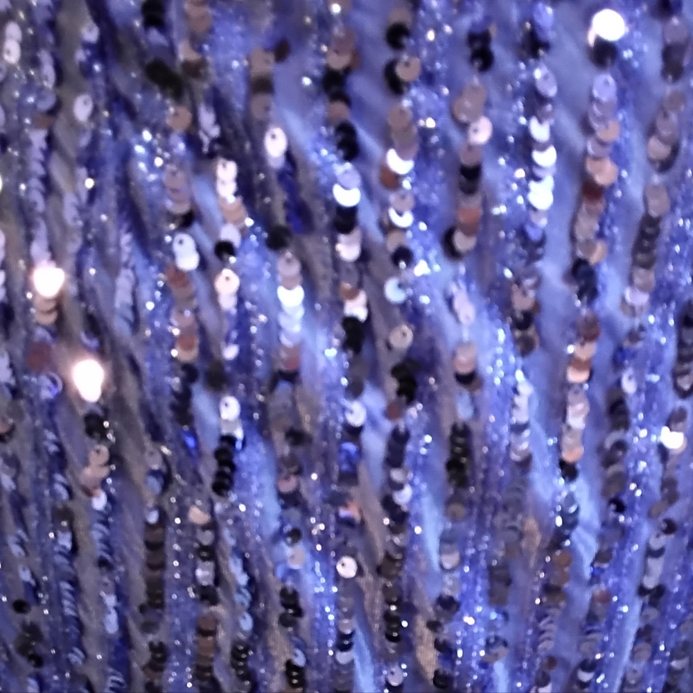 Eloquii Dazzling Lavender Sequin Midi Skirt - Picture 4 of 4